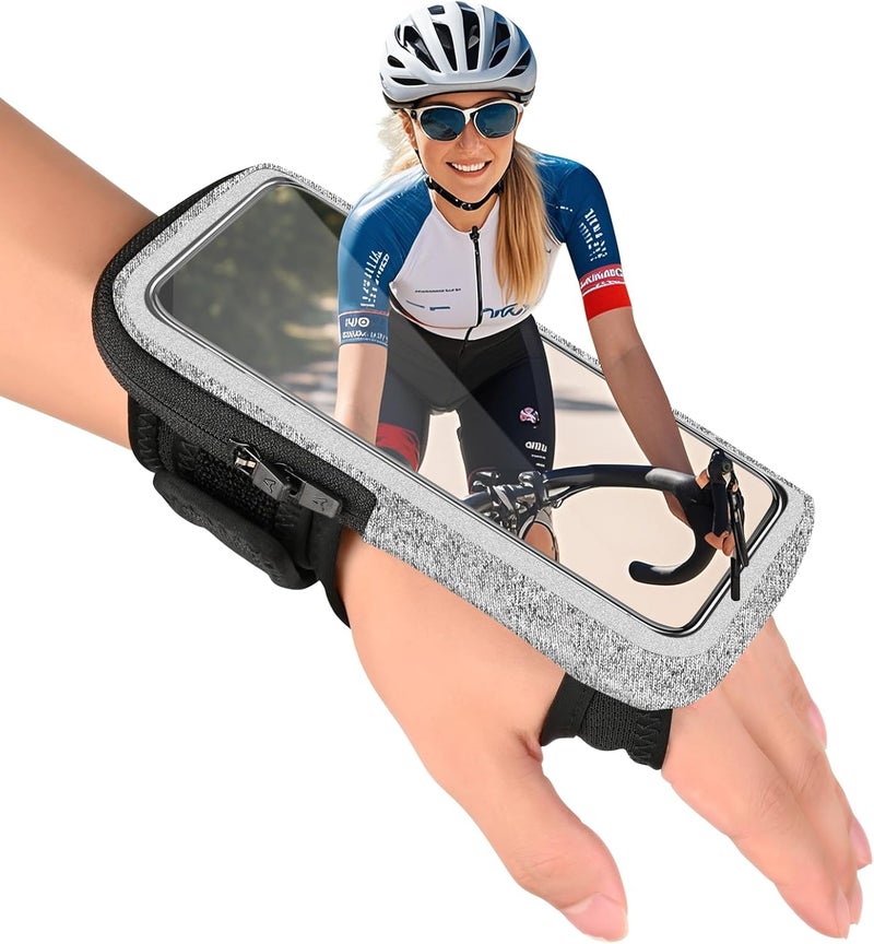 Kebrela Wristband Phone Holder for Running, Running Armband with Card Slot for iPhone Pro Max Plus (16/15/14/13/12/11/X/XR), for Galaxy S24/S10, Cell Phone Armband Up to 7.0'' Phone - Image 1